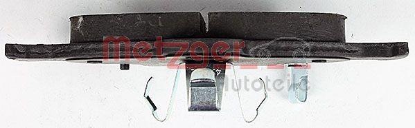 Jeu de 4 plaquettes de frein METZGER ref. 1170287
